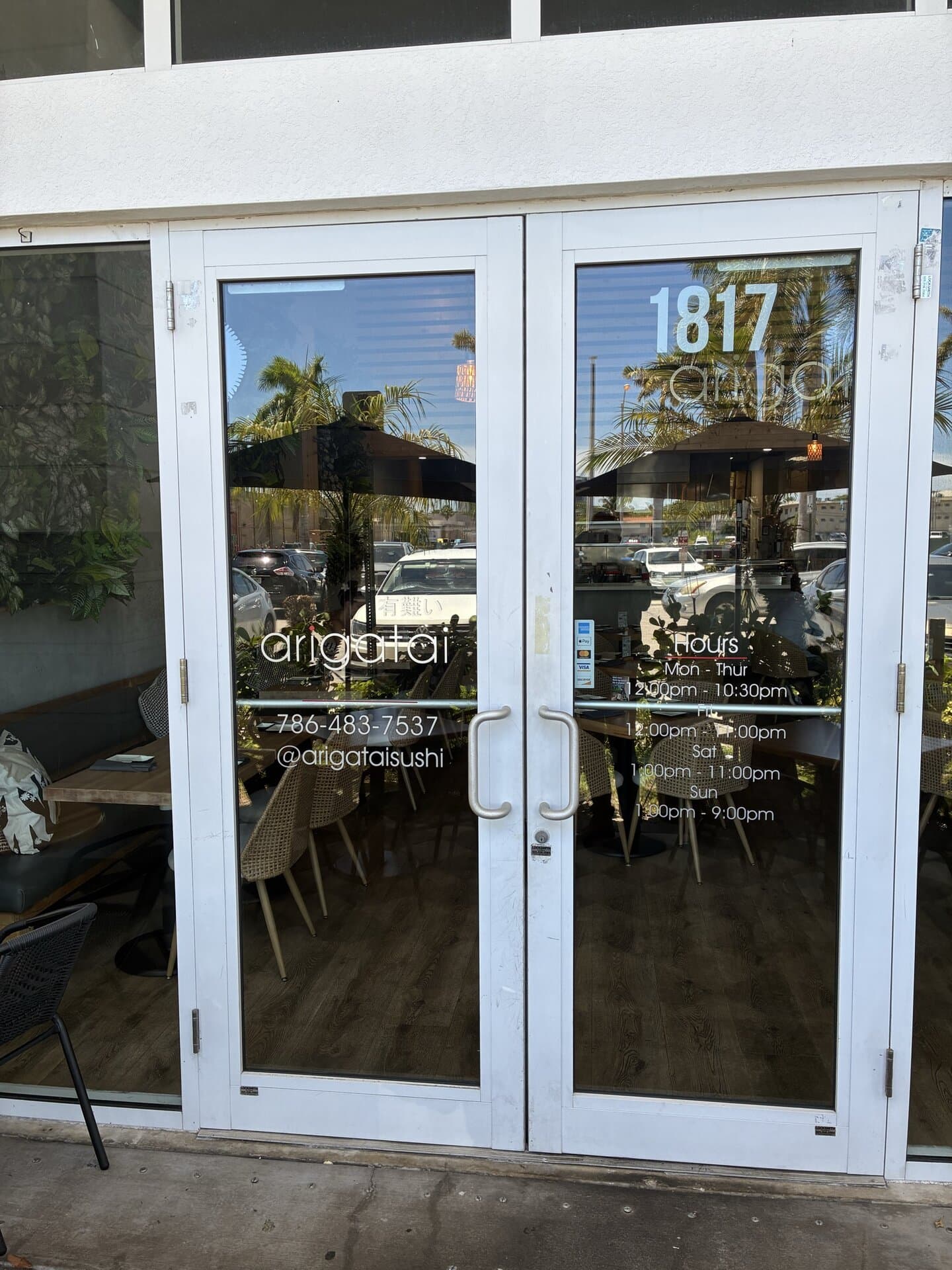 ARIGATAI — Japanese, Latin American restaurant
